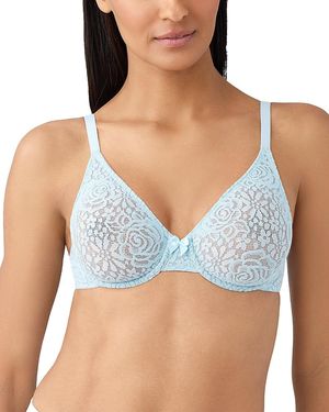 Wacoal Halo Unlined Underwire Bra - Blue