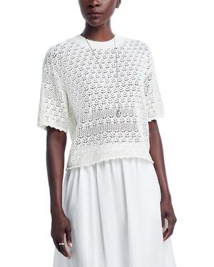 Vero Moda Manila Crewneck Sweater - White