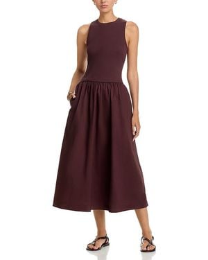 Sanctuary Take Me Away Midi Dress - Purple