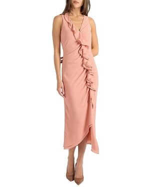 Santorelli Tate Sleeveless Midi Dress - Red