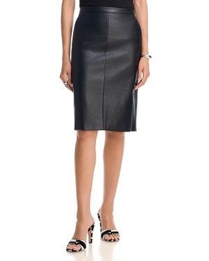 Bardot Lisbon Faux Leather Skirt - Black