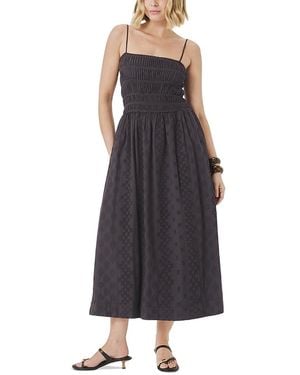 Splendid Kenzie Geo Eyelet Dress - Black
