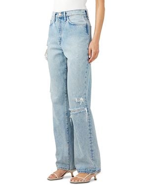 Triarchy Primrose High Rise Relaxed Jeans - Blue