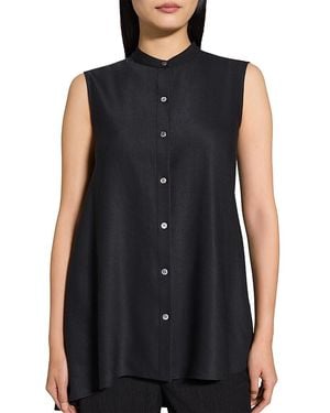 Theory Asymmetric Tunic Shirt - Blue