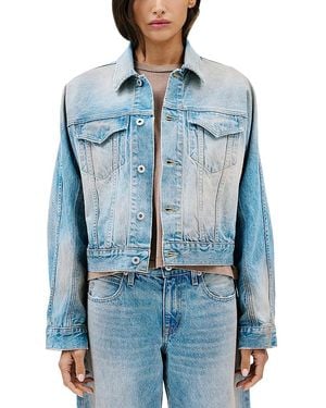SLVRLAKE Denim Liam Denim Trucker Jacket - Blue