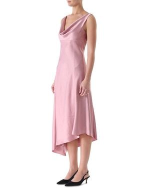 Jason Wu Plunging Cowl Neck Dress - Pink