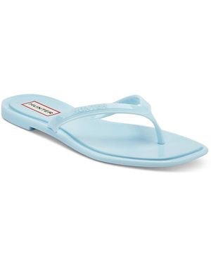 HUNTER Hwmarin Thong Sandals - Blue
