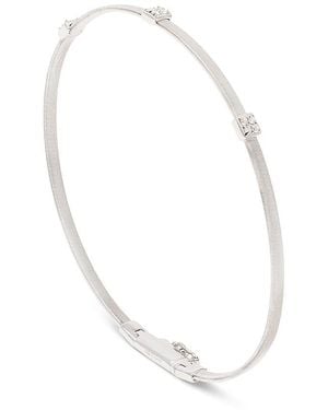 Marco Bicego 18K & Diamond Masai Small Stackable Bracelet - White