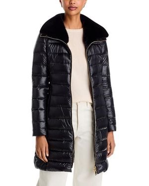 Herno Ultralight Fitted A Line Coat - Blue