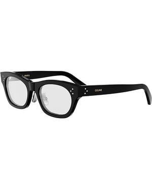 Celine 3 Dots Cat Eye Eyeglasses, 51Mm - Black
