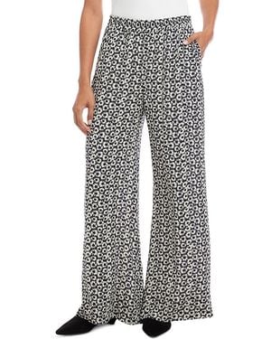 Karen Kane Wide Leg Pants - Gray