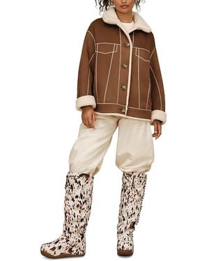 UGG Frankie Reversible Trucker Jacket - Natural