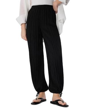 Whistles Relaxed Tie Hem Pants - Black