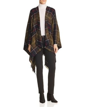 Barbour Staffin Tartan Ruana - Black