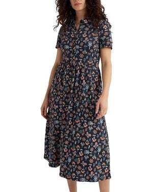 Seasalt Cornwall Mainland Jersey Midi Dress - Black