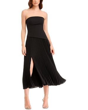Dress the Population Kacey Strapless Midi Dress - Black