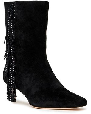 PAIGE Aya Mid Calf Boots - Black