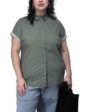 WILDFANG The Essential Button Up Shirt - Gray