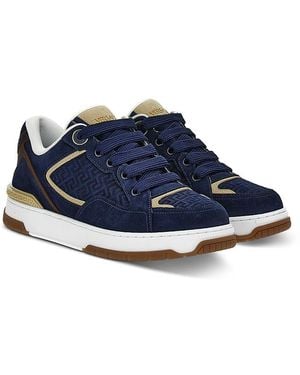 Versace Suede Sneakers - Blue