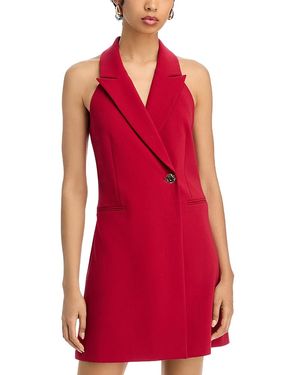 French Connection Whisper Blazer Mini Dress - Red