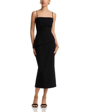 Black Halo Marla Top & Skirt Set - Black