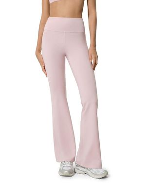 LILYSILK Silk Contour High Rise Flared Drape Flow Leggings - Pink