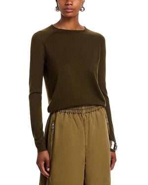 Co. Raglan Cashmere Crewneck Sweater - Green