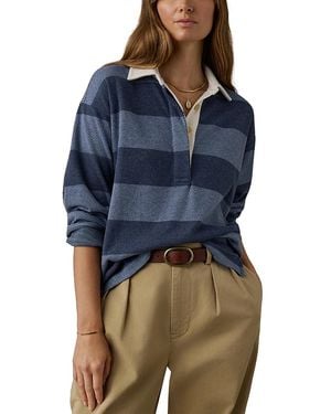 Faherty Legend Rugby Sweater - Blue