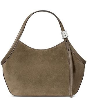 Kate Spade Tulip Small Suede Tote Bag - Natural