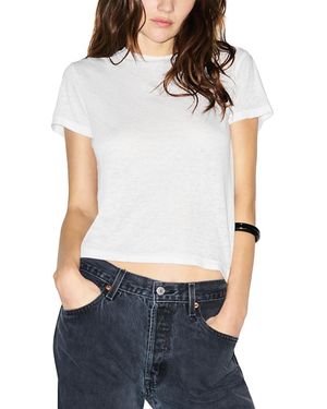 RE/DONE Hanes Classic Burnout Tee - White