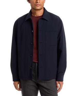 Theory Motion Nylon Overshirt - Blue