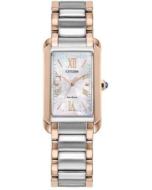 Citizen Eco Drive Classic Bianca Watch, 20Mm X 32Mm - Metallic