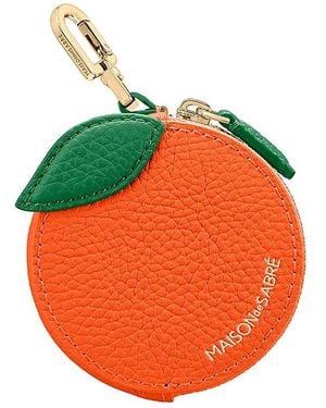 Maison De Sabre The Sabremoji Fruit Coin Purse - Orange