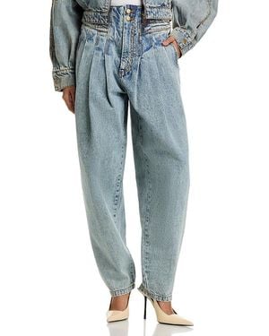 Ronny Kobo Odk High Rise Straight Jeans - Blue