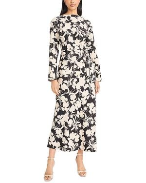 Donna Morgan Printed Maxi Dress - White