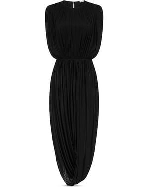 FFORME Leonora Draped Jersey Dress - Black