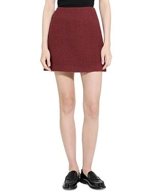 Theory Cl Mini Skirt - Red