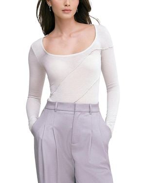 MARCELLA Melody Sheer Top - Purple