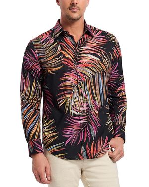 Robert Graham Acai Long Sleeve Woven Shirt - Red