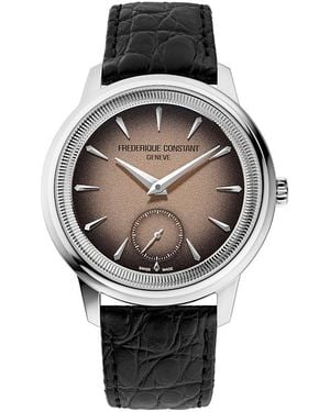 Frederique Constant Moneta Handwound Watch, 39Mm - Gray
