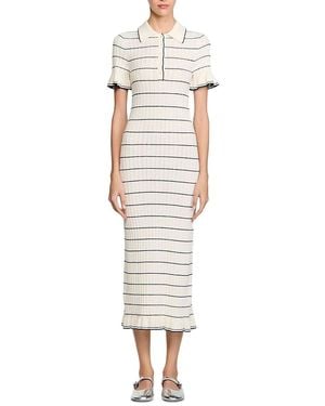 Sandro Knitted Maxi Dress - White