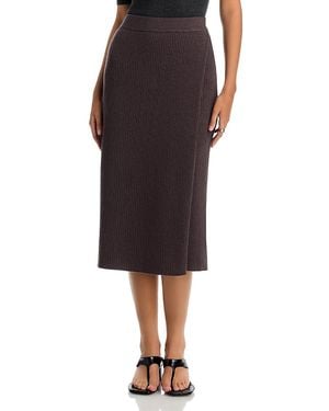 Sioni Faux Wrap Skirt - Black