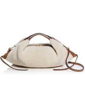 3.1 Phillip Lim Luna Mini Sherpa Crossbody Bag - Natural