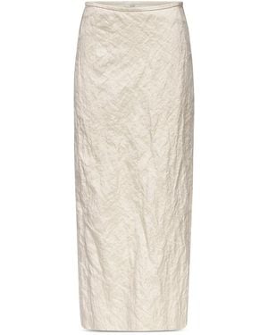 FFORME Mena Straight Skirt - Natural