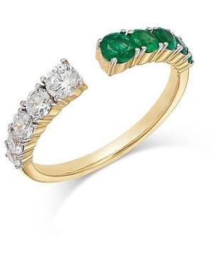 Bloomingdale's Fine Collection Diamond & Gemstone Open Ring - Blue