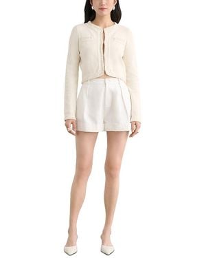 Toccin Nettie Flared Cardigan - White