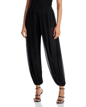 Aqua Balloon Pull On Pants - Black