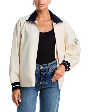 FRAME The Tennis Bomber Jacket - Natural