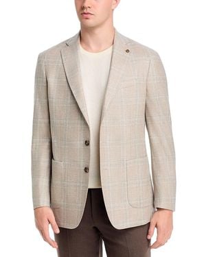 Peter Millar Bailey Wool & Cashmere Plaid Jacket - Natural