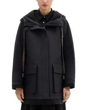 Theory Cyber Wool Jacket - Black